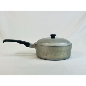 Stetson Ware Aluminum Sauce Pan W/ Lid Vintage Pot 1 Quart